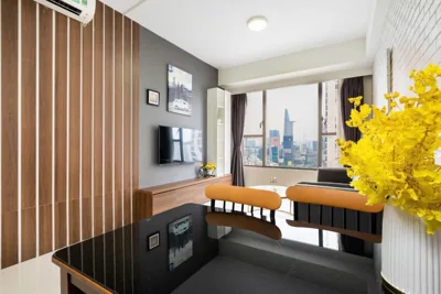 Apartment mit zwei Schlafzimmern und Balkon — Dear You, Apartment! Saigon - Rivergate Building
